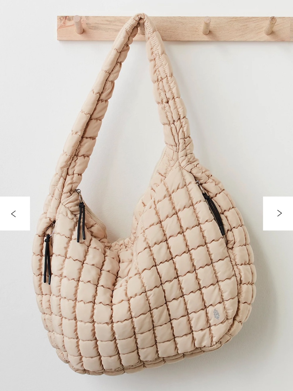 Free People Movement Quilted Carryall - off white